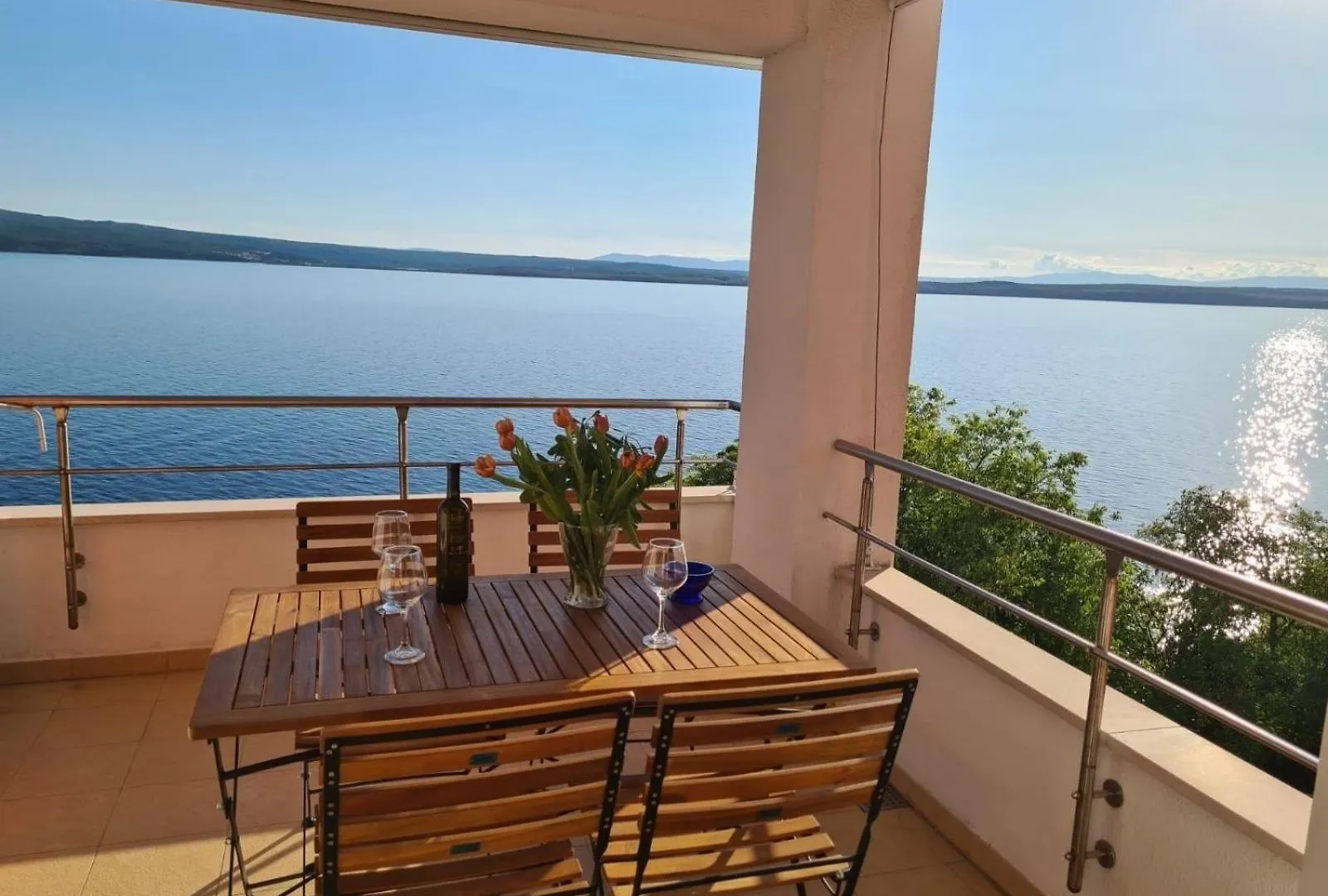 Tolle Wohnung In Crikvenica Mit Moebliertem Balkon Und Meerblick Dramalj 0*,